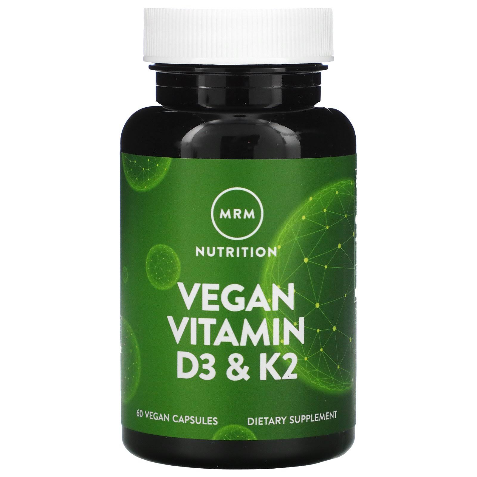 MRM Vegan Vitamin D3 and K2 Dietary Supplement - 60ct
