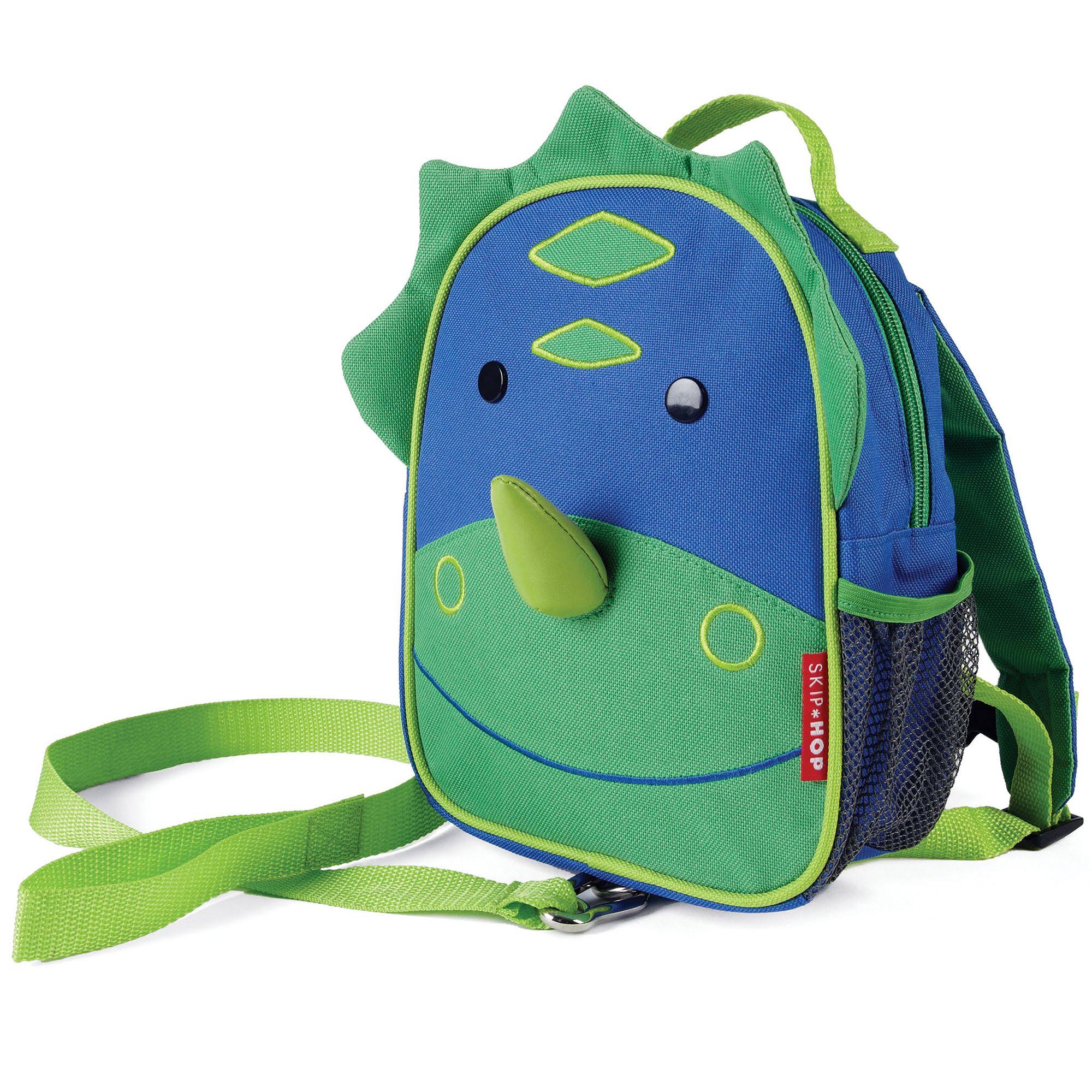 Skip Hop Zoo Little Kid And Toddler Safety Harness Backpack - Dakota Dinosaur