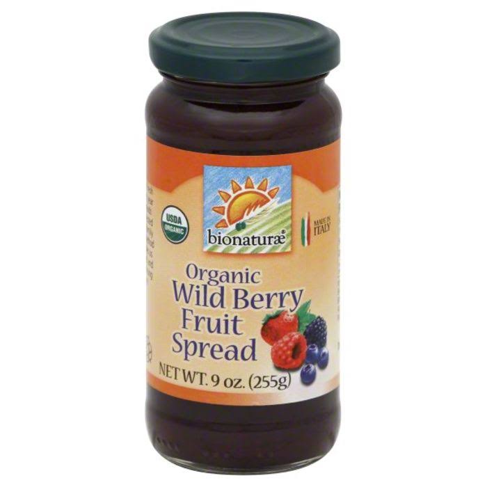 Bionaturae Fruit Spread, Organic, Wild Berry - 9 oz
