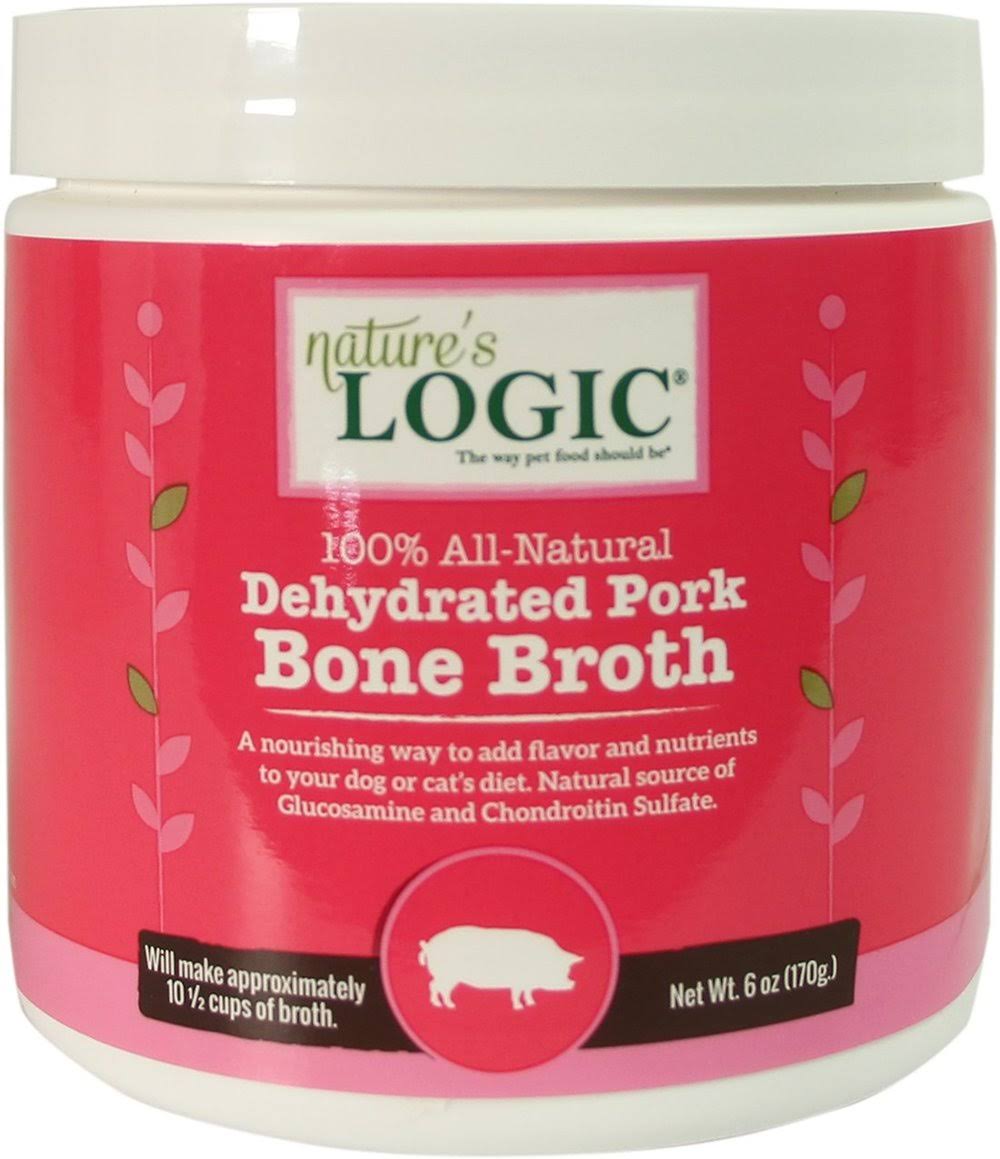 Nature's Logic Dehydrated Pork Bone Broth, 6 oz