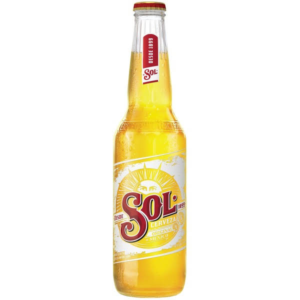 Sol Beer, Imported - 12 fl oz