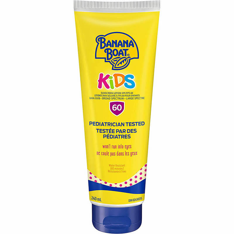 Banana Boat Kids' Tear Free Sunscreen Lotion - SPF 60, 240ml