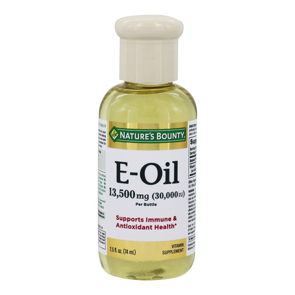 Nature's Bounty E-Oil Vitamin Supplement - 30,000 IU, 74ml