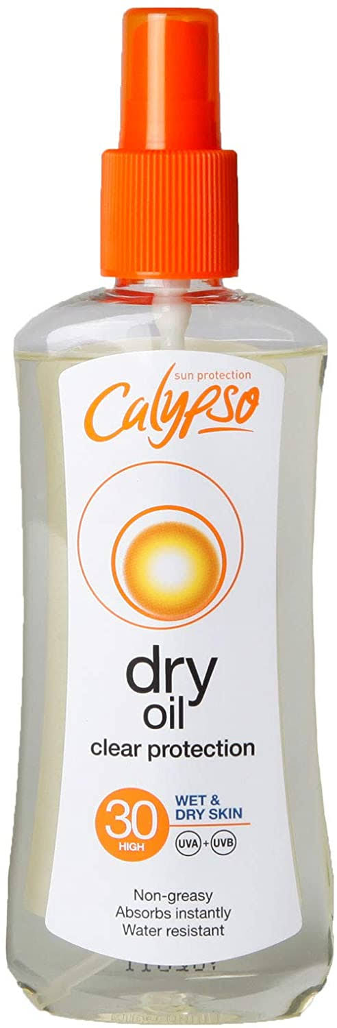 Calypso Sun Protection Dry Oil Clear Protection - SPF30, 200ml
