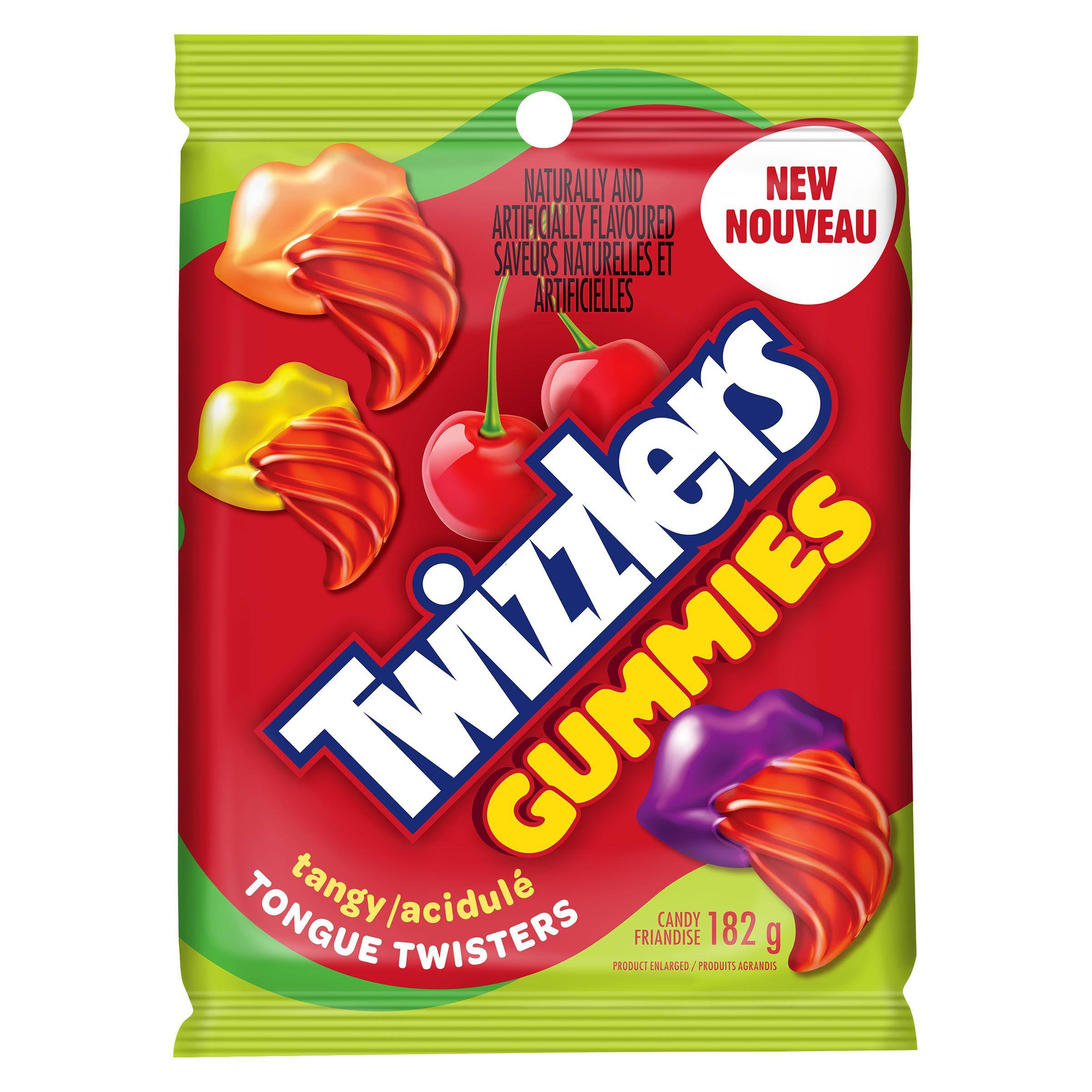 Twizzlers Tangy Tongue Twisters Gummies 182g (Canada)