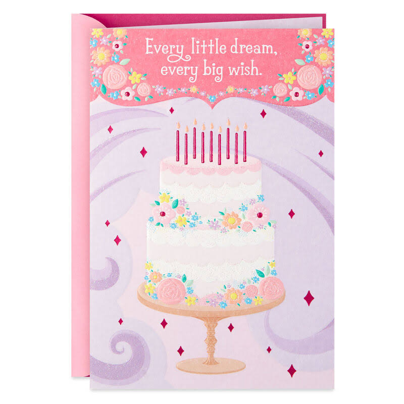 Hallmark Birthday Card, Every Little Dream Birthday Card