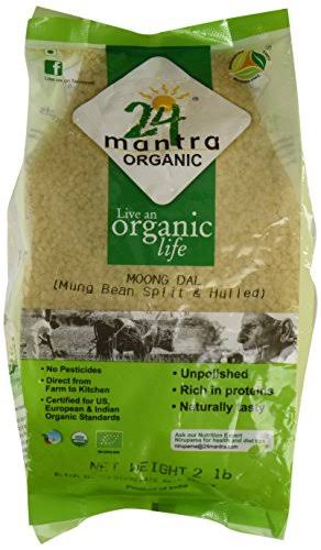 24 Mantra Organic Moong Dal - 2lb