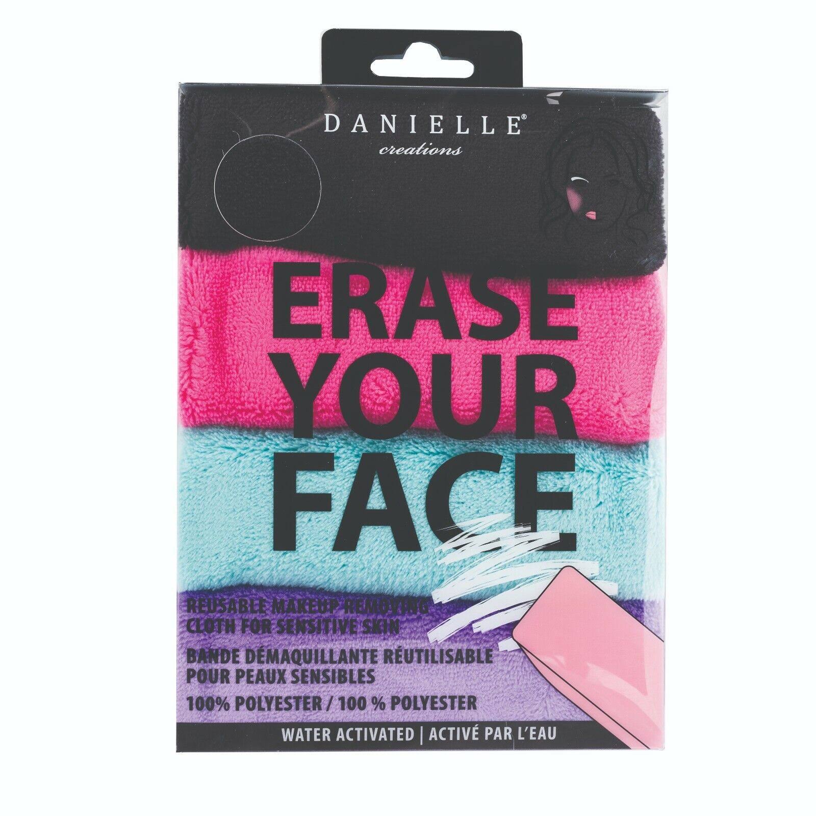 Danielle Reusable Makeup Removing Cloths - 4 Pack