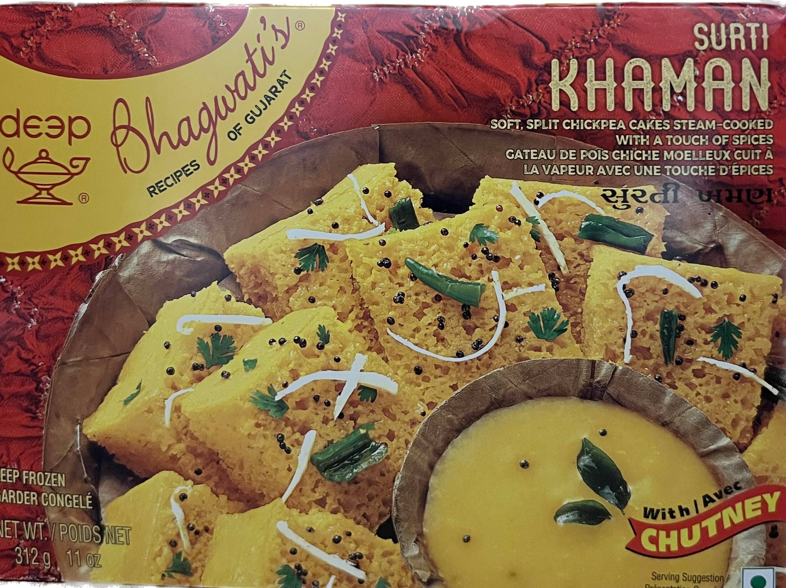 Deep Bhagwati's Surti Khaman Chick-Pea Cakes - 311g