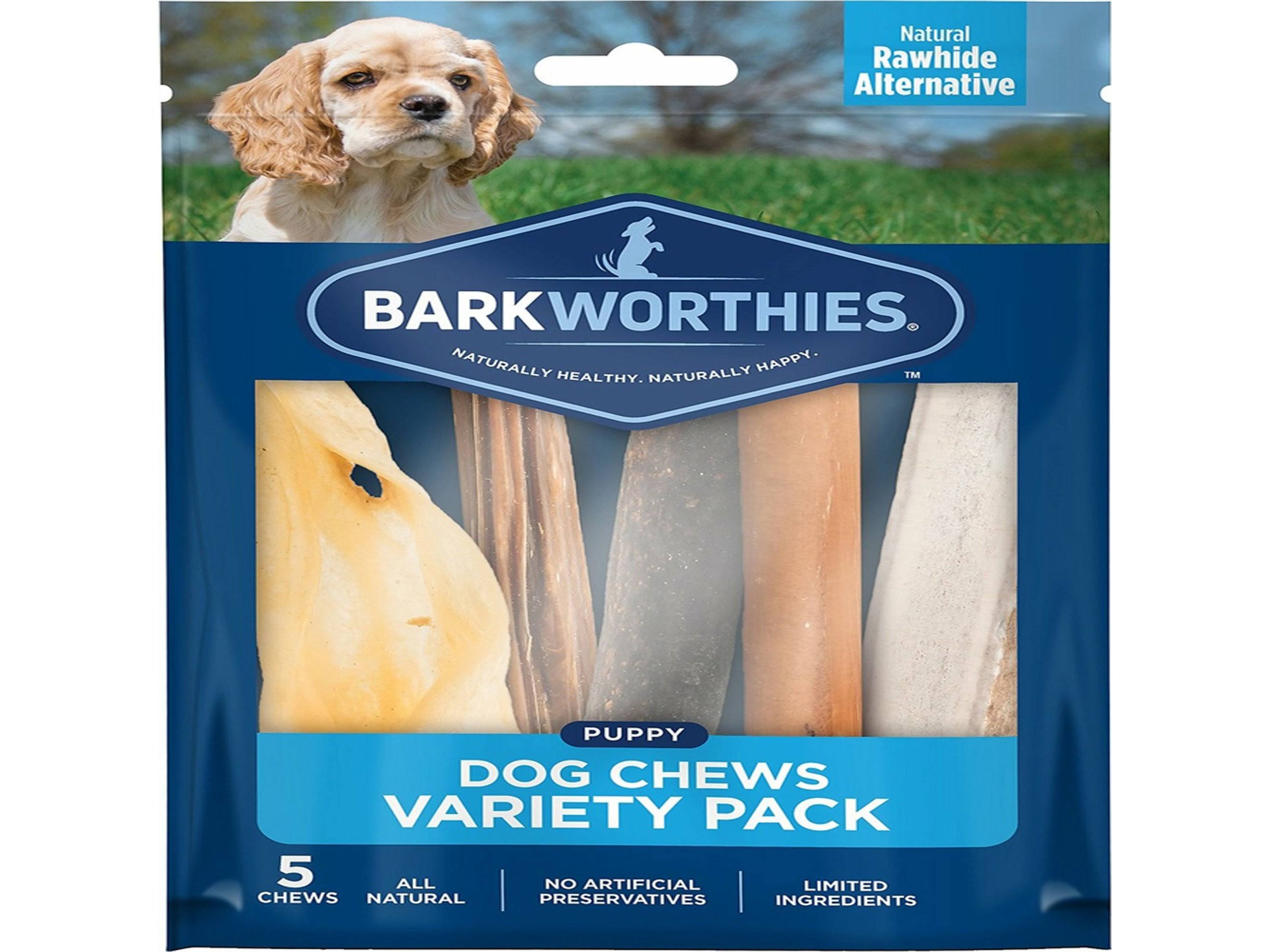 Barkworthies Beef Meat Lovers Assorted Dog Sticks, Pack of 10