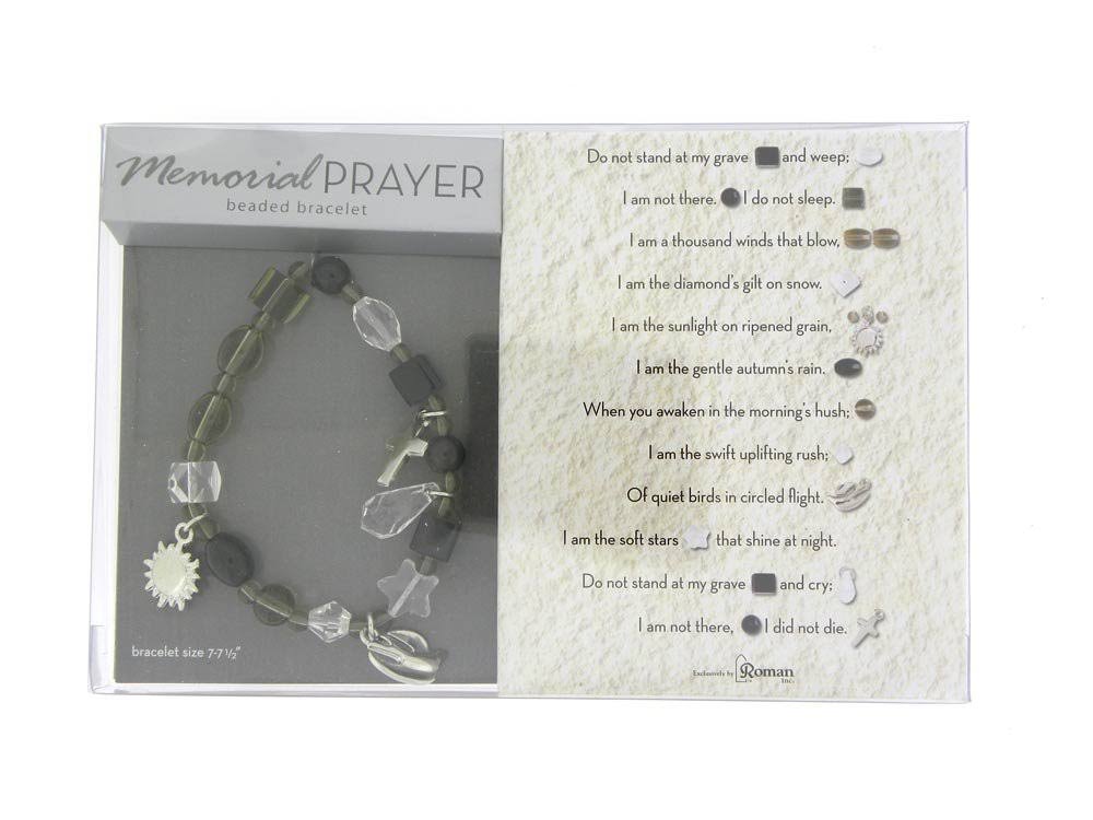 Memorial Prayer Beaded Story Bracelet