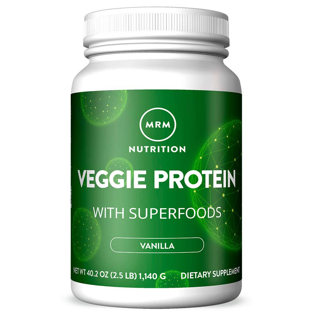 MRM All Natural Veggie Protein Supplement - Vanilla, 2.5lbs