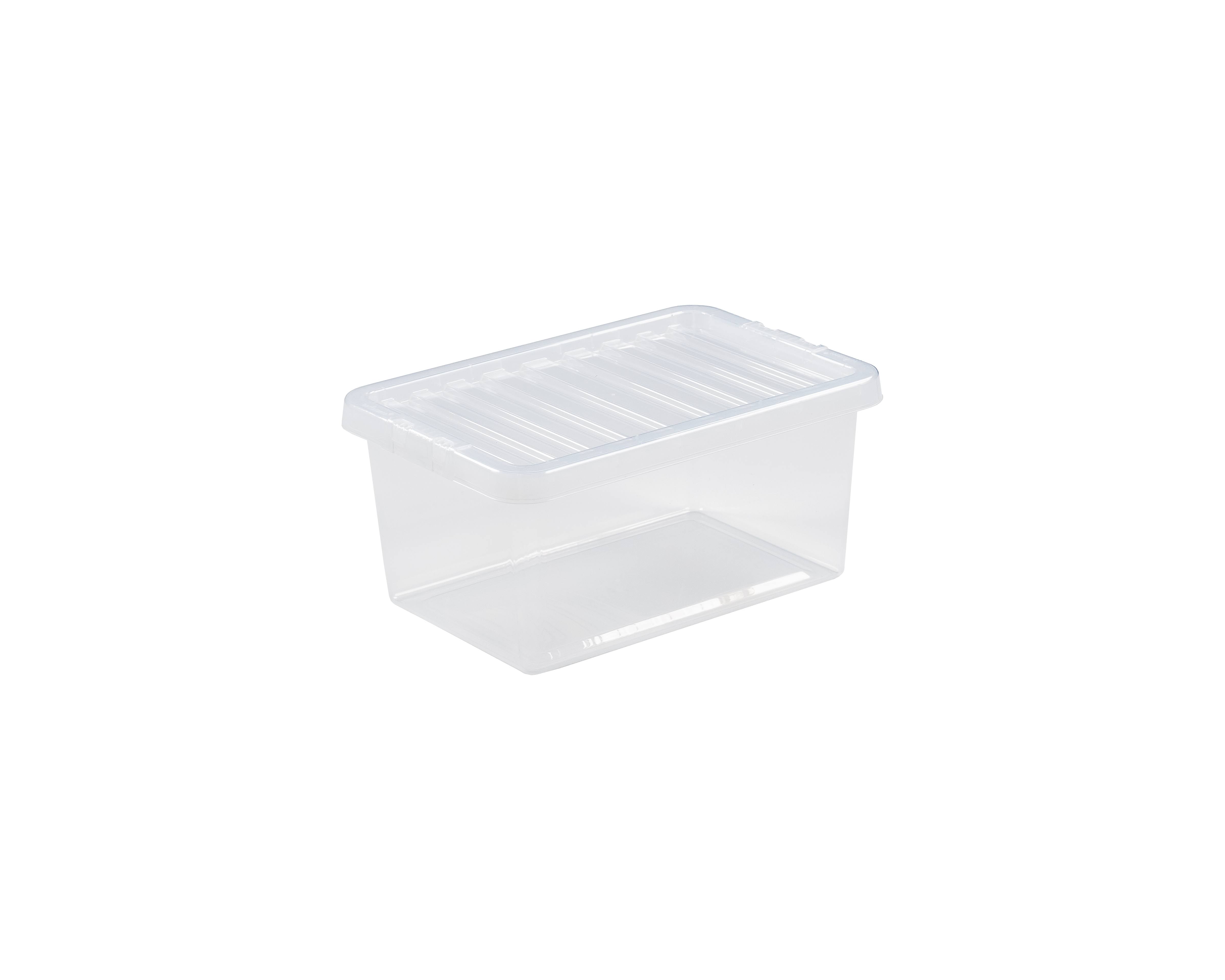 Clear Crystal Storage Boxes - 11L