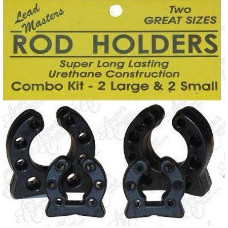 Lead Masters Rod Holders, Size: Combo (2 Small, 2 Large)