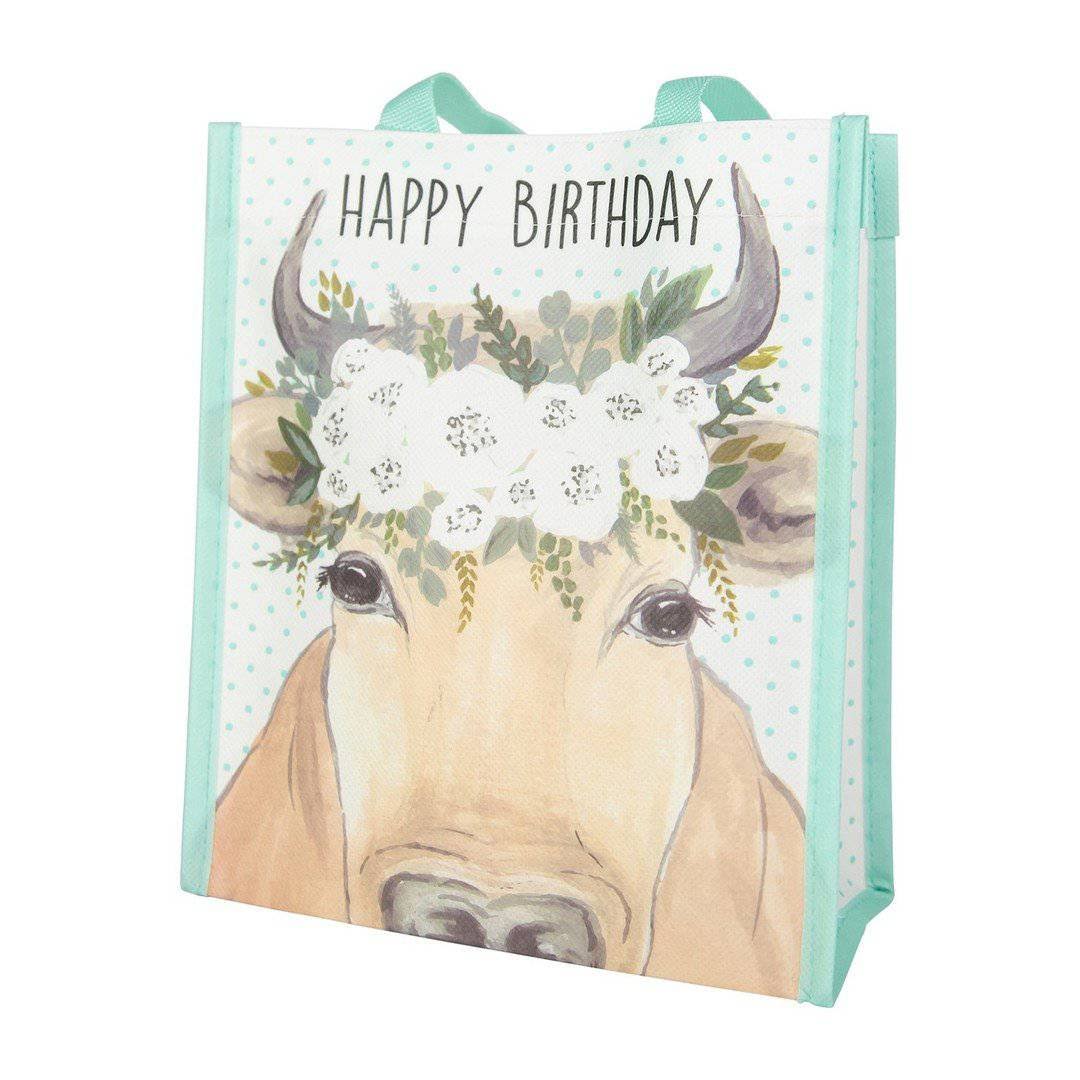 Cow Happy Birthday Bag by Mary Square