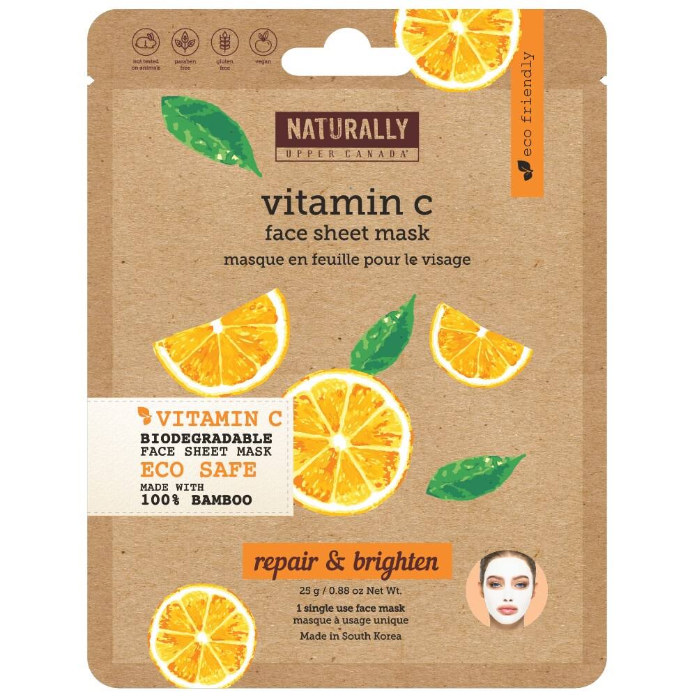 Upper Canada Soap Vitamin C Face Sheet Mask