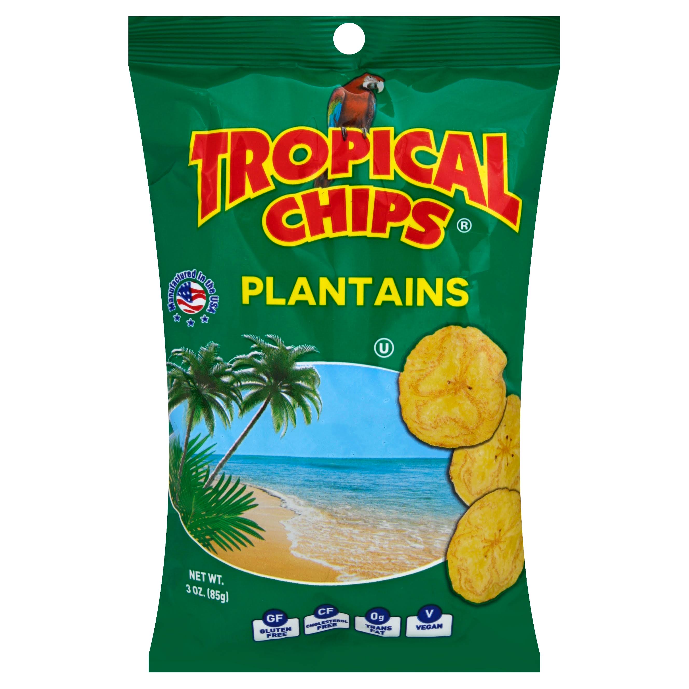 Tropical Chips Chips, Plantain - 3 oz