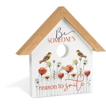 Be Someone's Reason to Smile Birdhouse Plaque