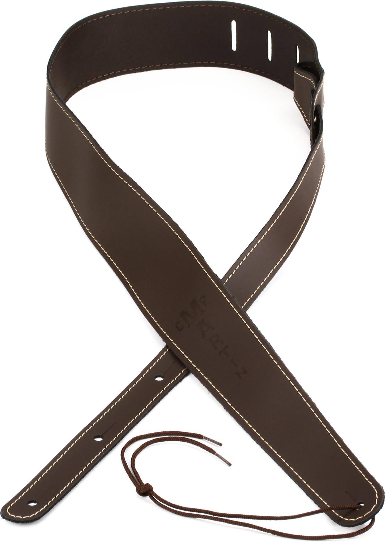 Martin Adjustable Guitar Strap - Brown Leather