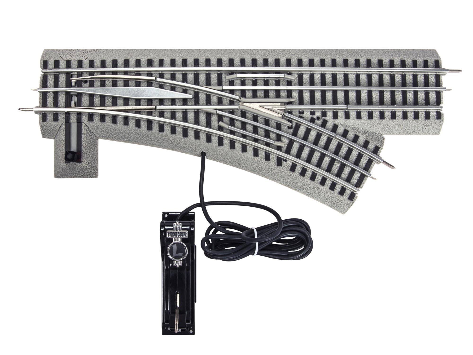 Lionel O-48 FasTrack Remote Right-Hand Switch Train Track