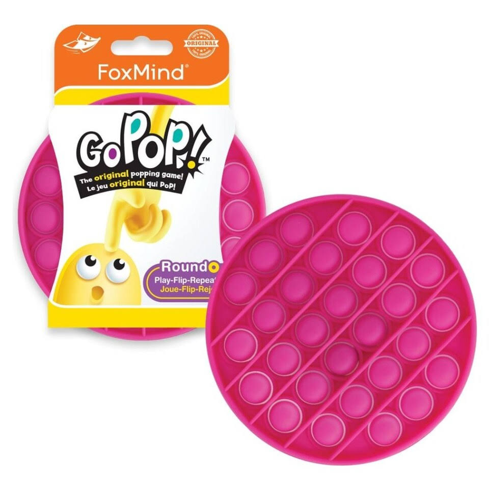 Go Pop Roundo Pink 1-2 players ages 5+ 10 minutes