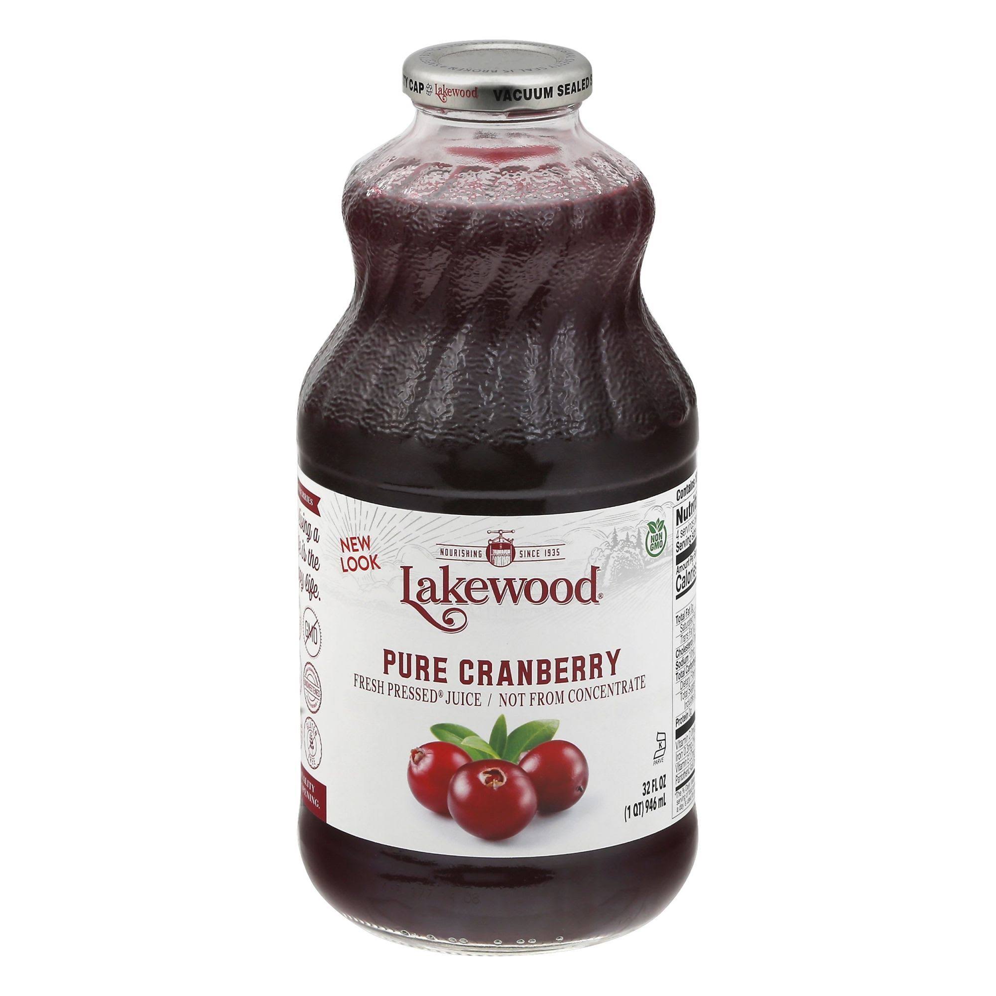 Lakewood Pure Cranberry Juice - 32oz