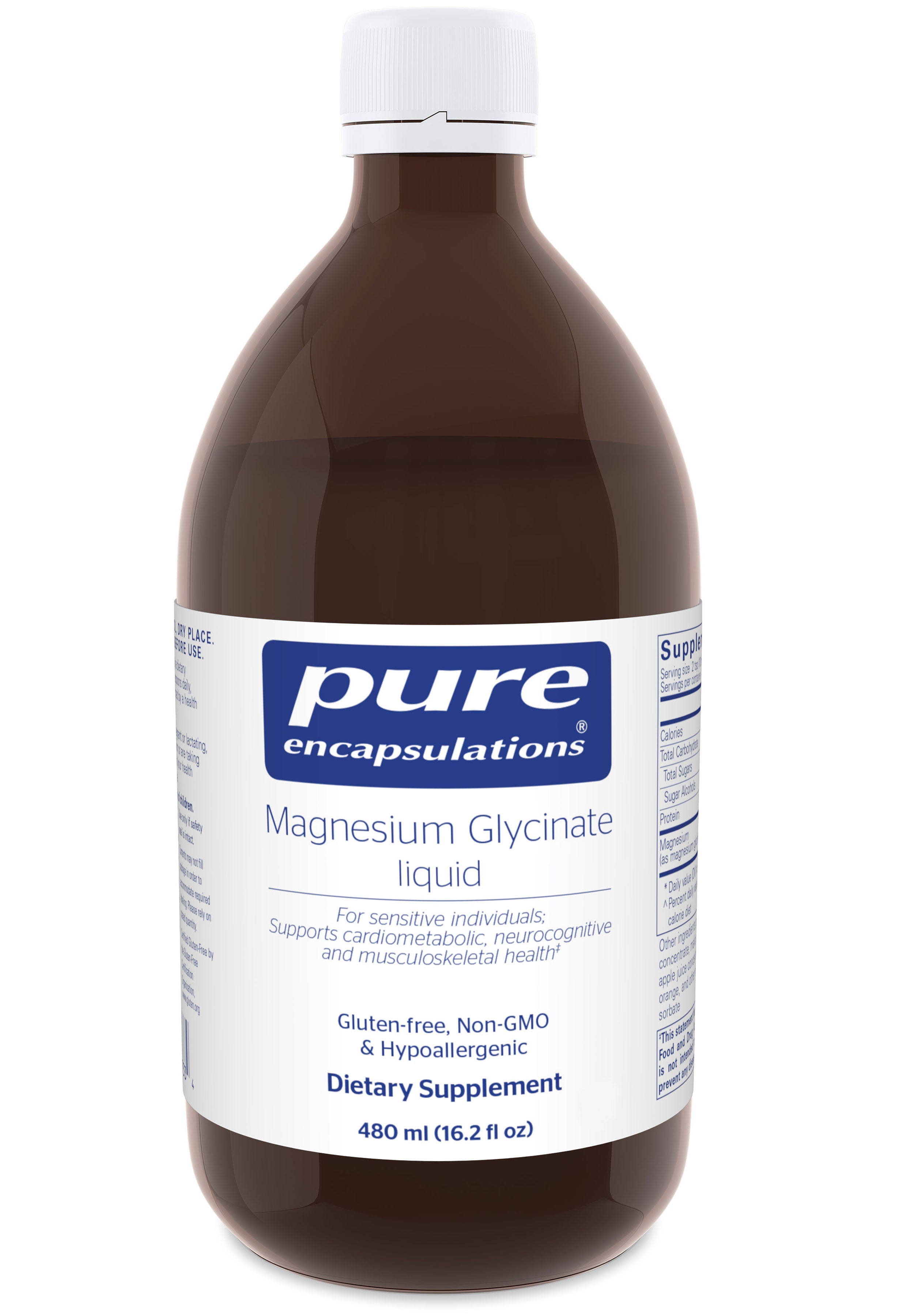 Pure Encapsulations Magnesium Glycinate Liquid Dietary Supplement - 16.2oz
