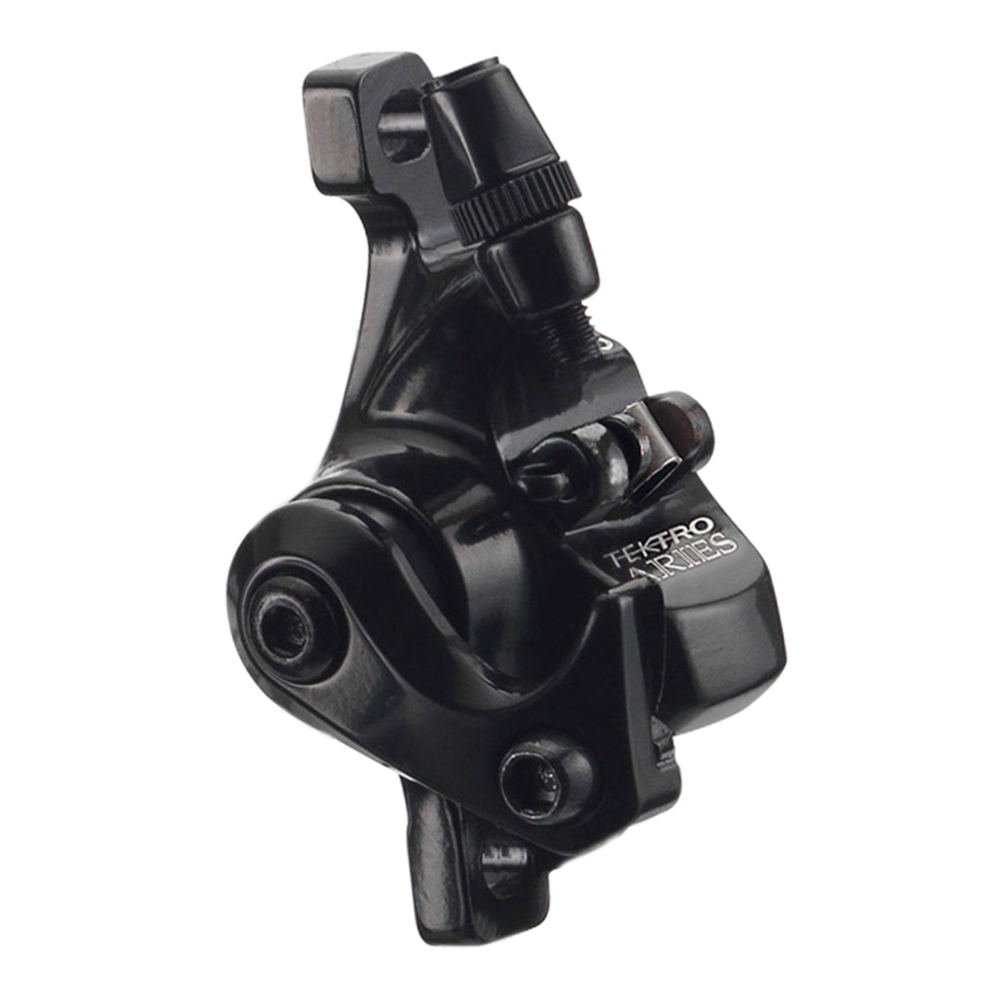 Tektro Aries MD-M300 Cable Actuated Mechanical Post Mount Disc Caliper - Black, for Long-Pull Levers