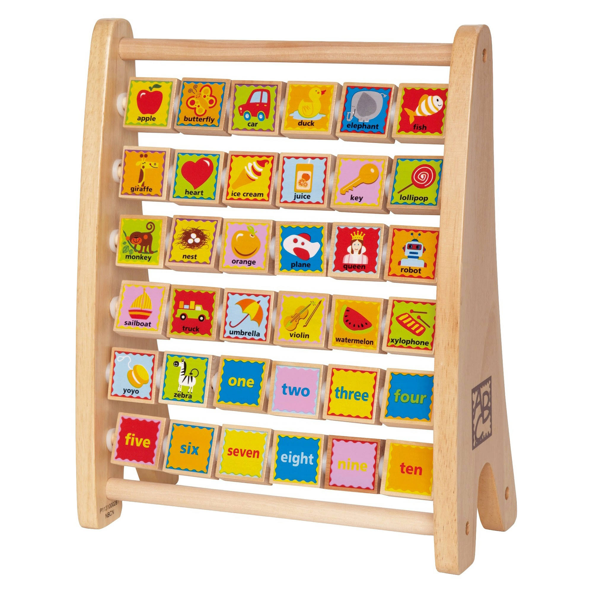 Hape Alphabet Abacus Wooden Toy