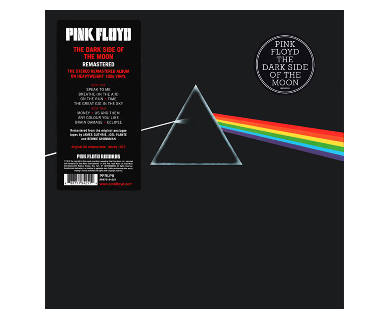 Pink Floyd: Dark Side of The Moon LP - Vinyl LP