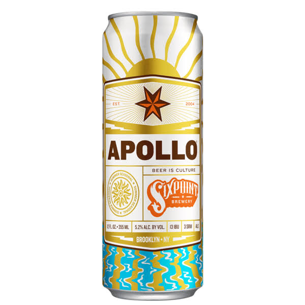 Sixpoint Beer, Apollo Summer Wheat- 6 Pack - City Fresh Market - Delivered by Mercato