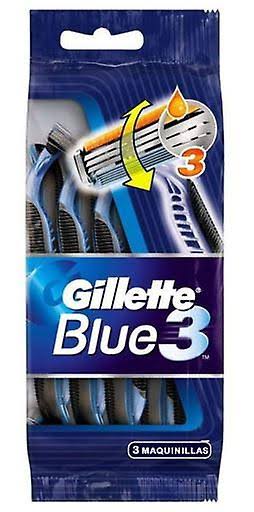 Gillette Blue 3 Disposable Razors with Aloe Lubricating Strip