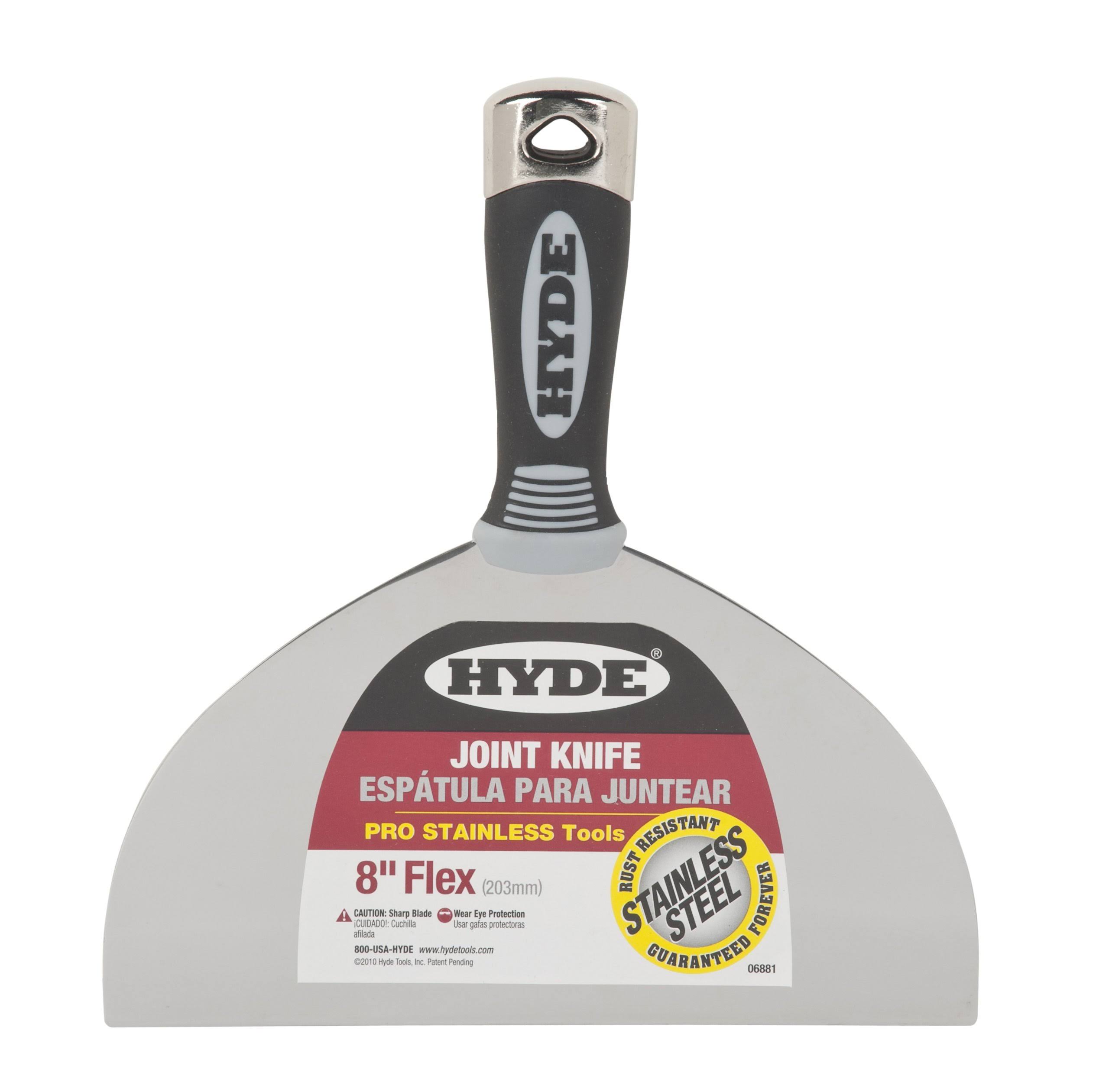 Hyde Tools Flexible Pro Joint Knife - Stainless, 8"