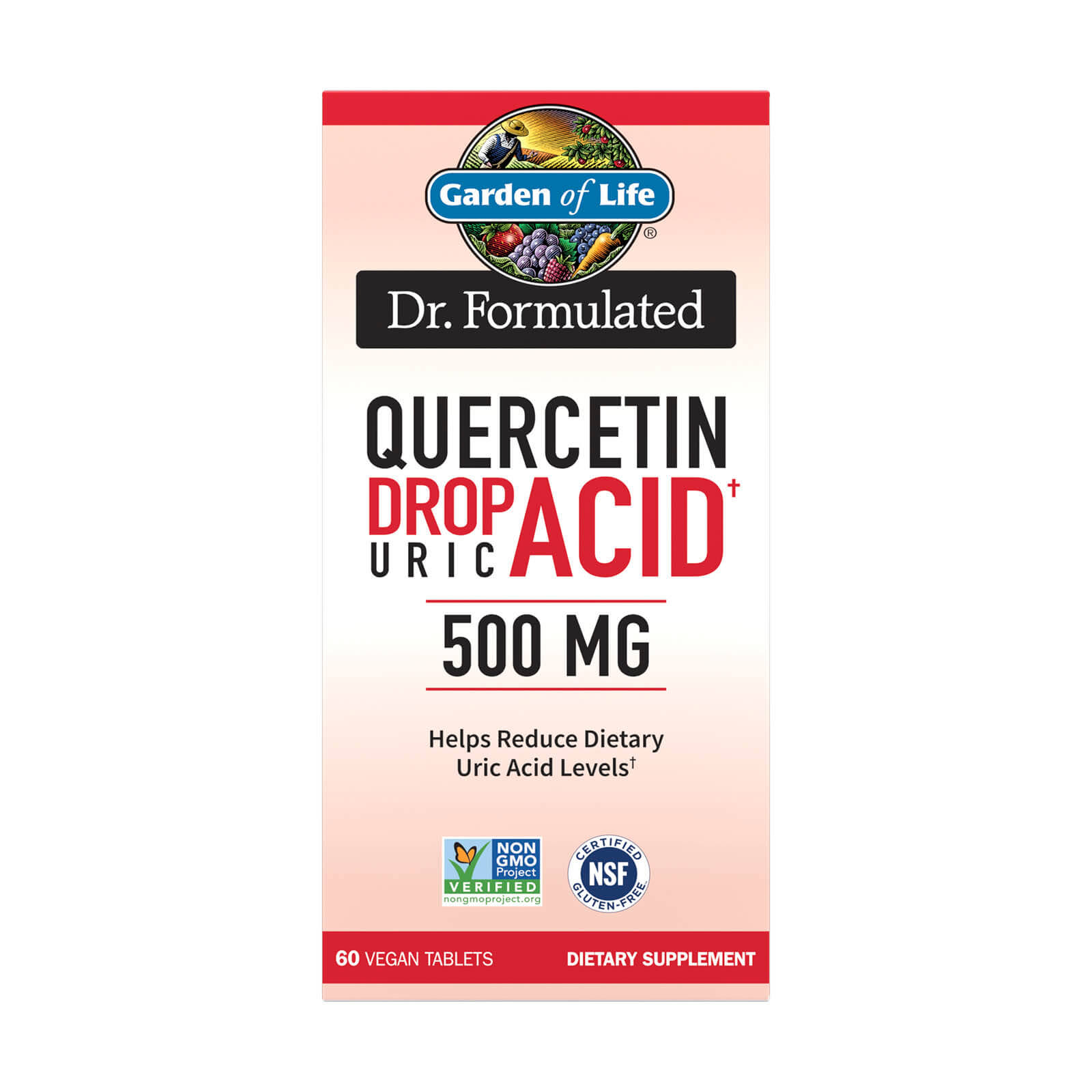 Garden of Life Dr. Formulated Quercetin Drop Uric Acid - 60 Vegan