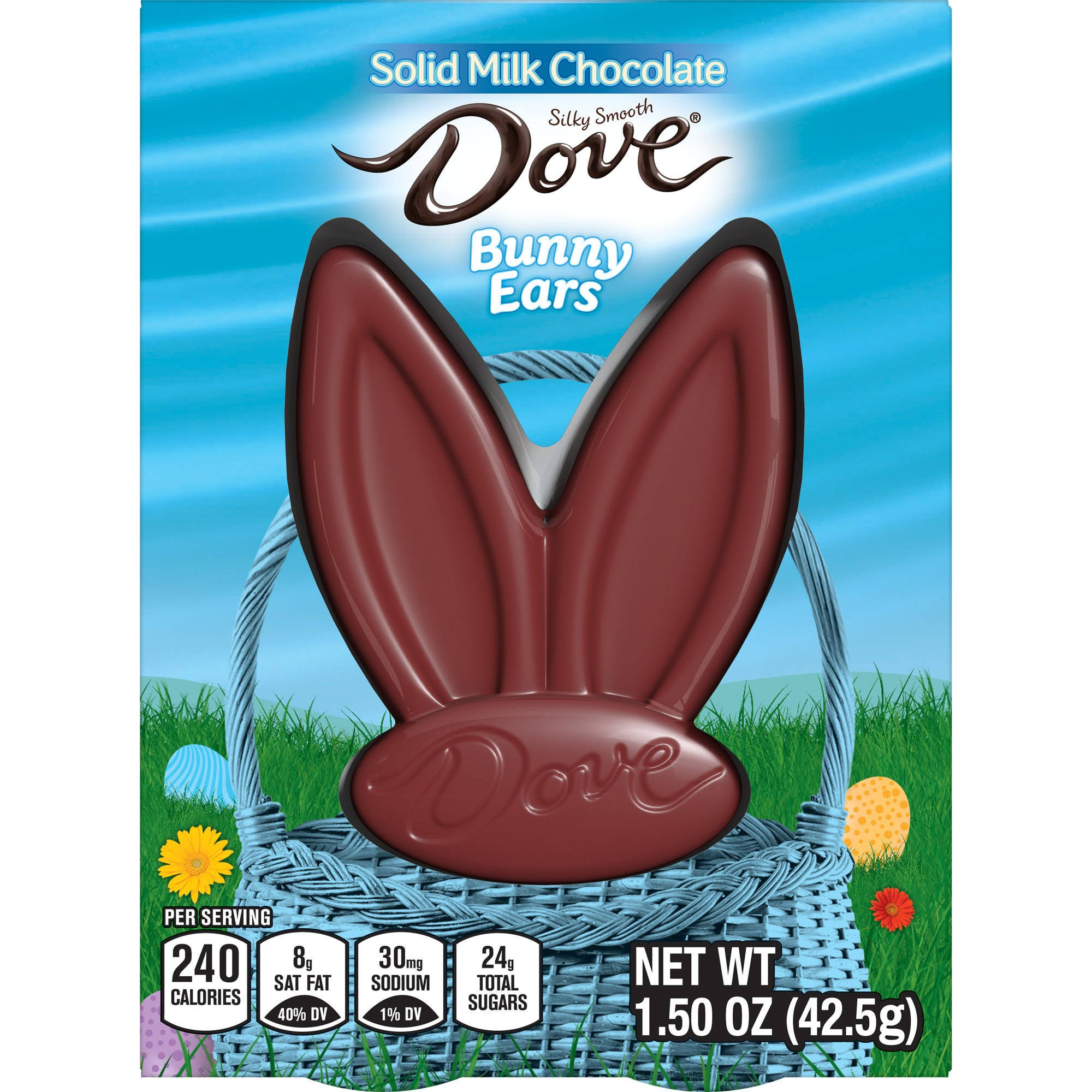 Dove Bunny Ears Milk Chocolate - 1.5oz