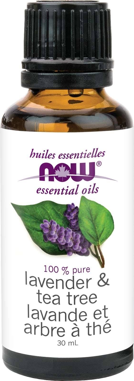 Now 100% Essential Oil - Lavender & Tea Tree, 1oz