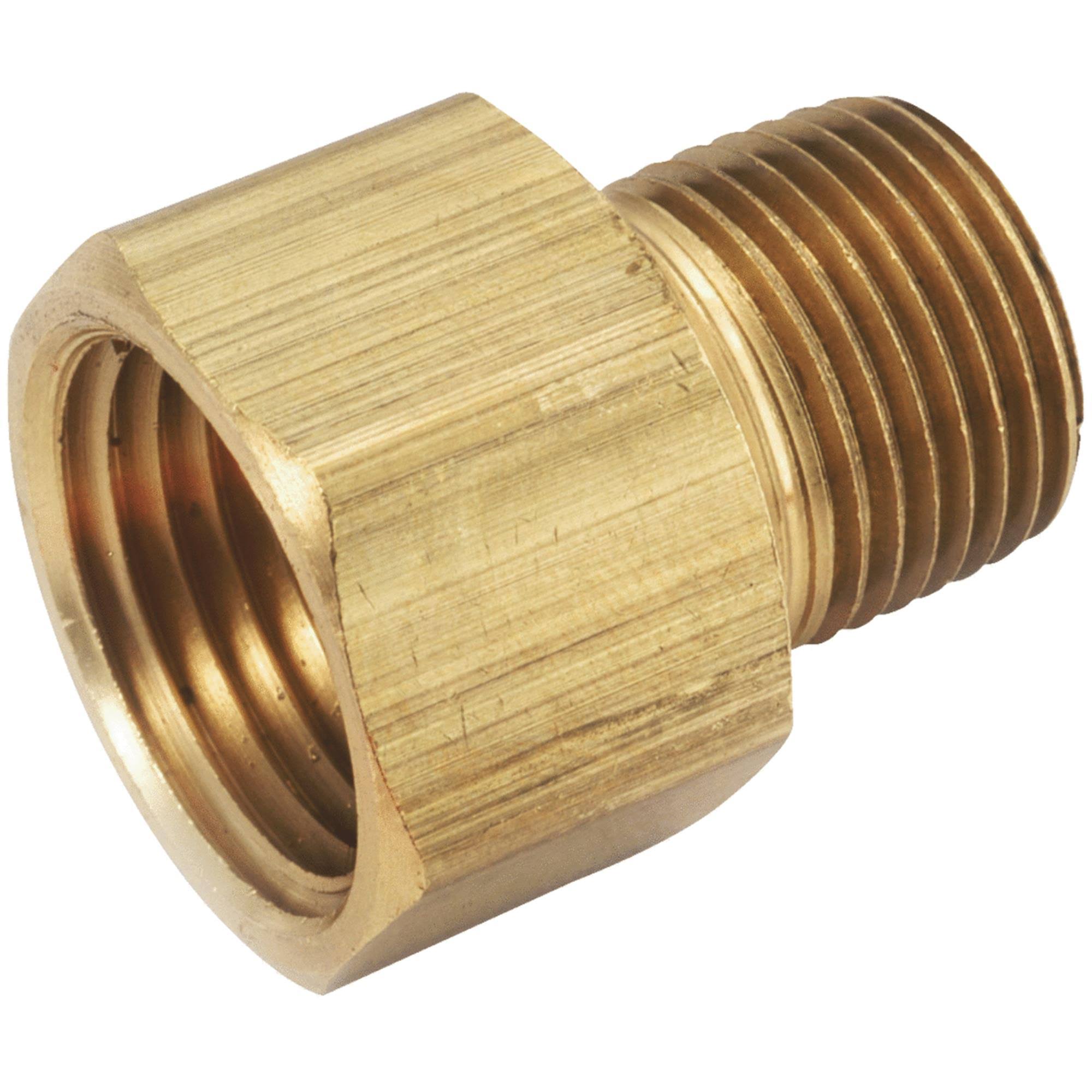 Anderson Metals Corp Brass Adapter - 1/2" x 3/8"