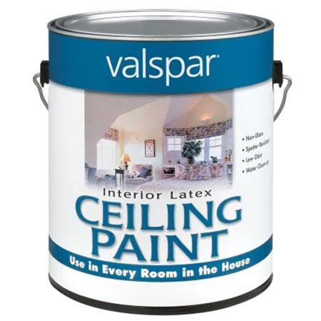 Valspar Interior Latex Ceiling White - Paint, 1 Gallon