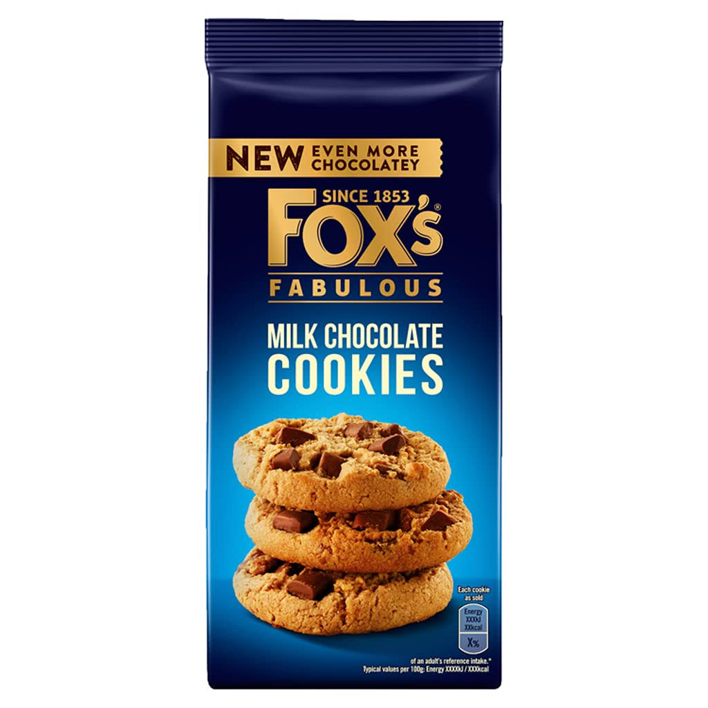 Foxs Chunkie Milk Chocolate Chunk Cookies Delivered to Canada