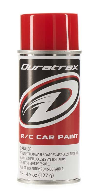 Duratrax Polycarb Spray - Bright Red, 4.5oz
