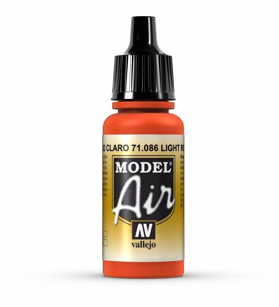 Vallejo Model Air Acrylic Paint - Light Red, 17ml