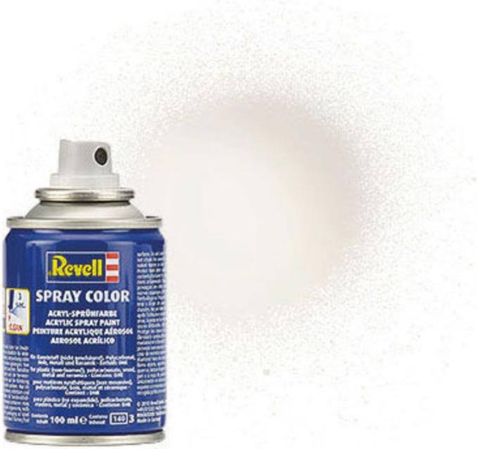 Revell Spray Color Acrylic Paint (White Glossy Finish)