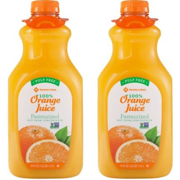 Member's Mark Pulp Free 100% Orange Juice - 52 fl oz