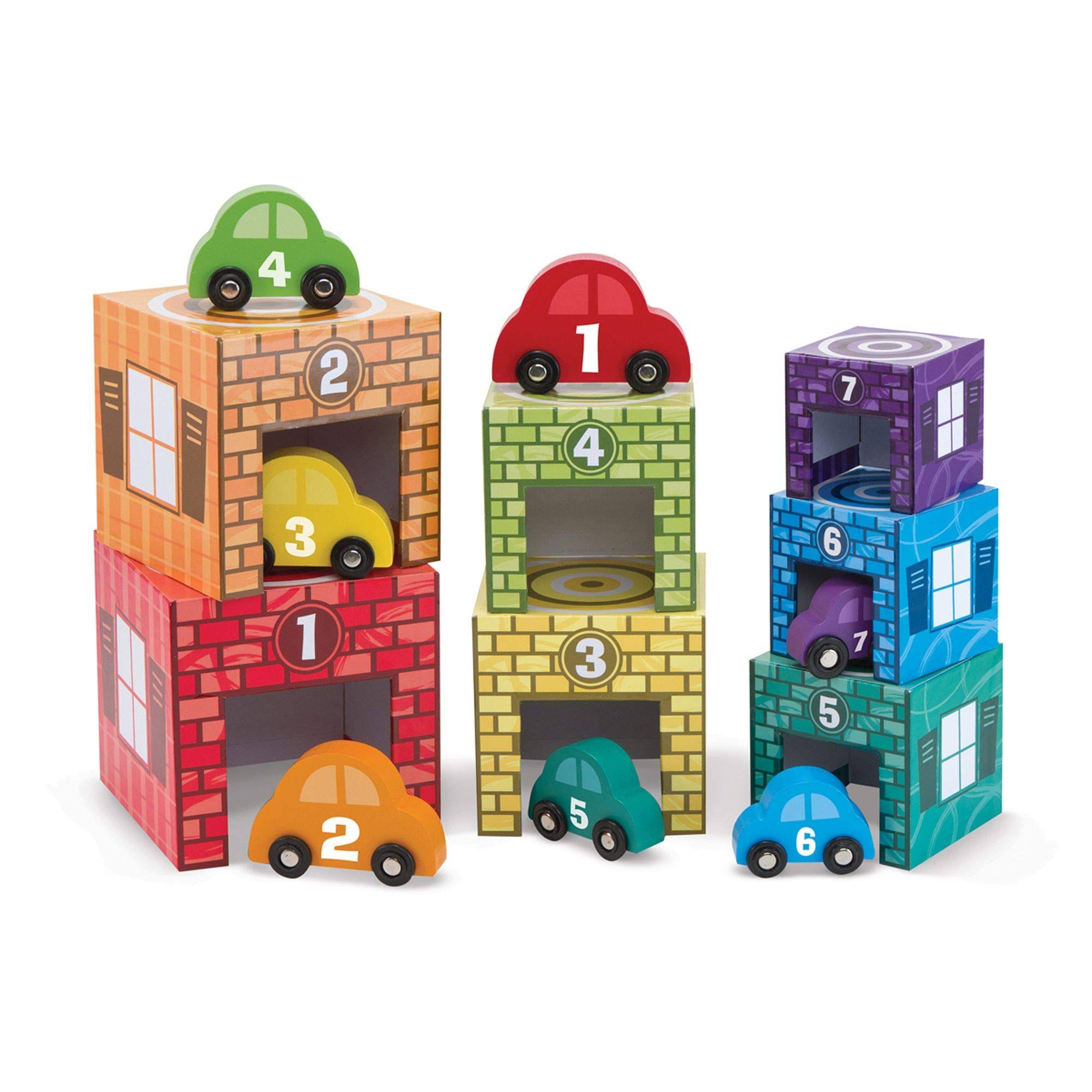 Melissa & Doug Nesting And Sorting Garages And Cars