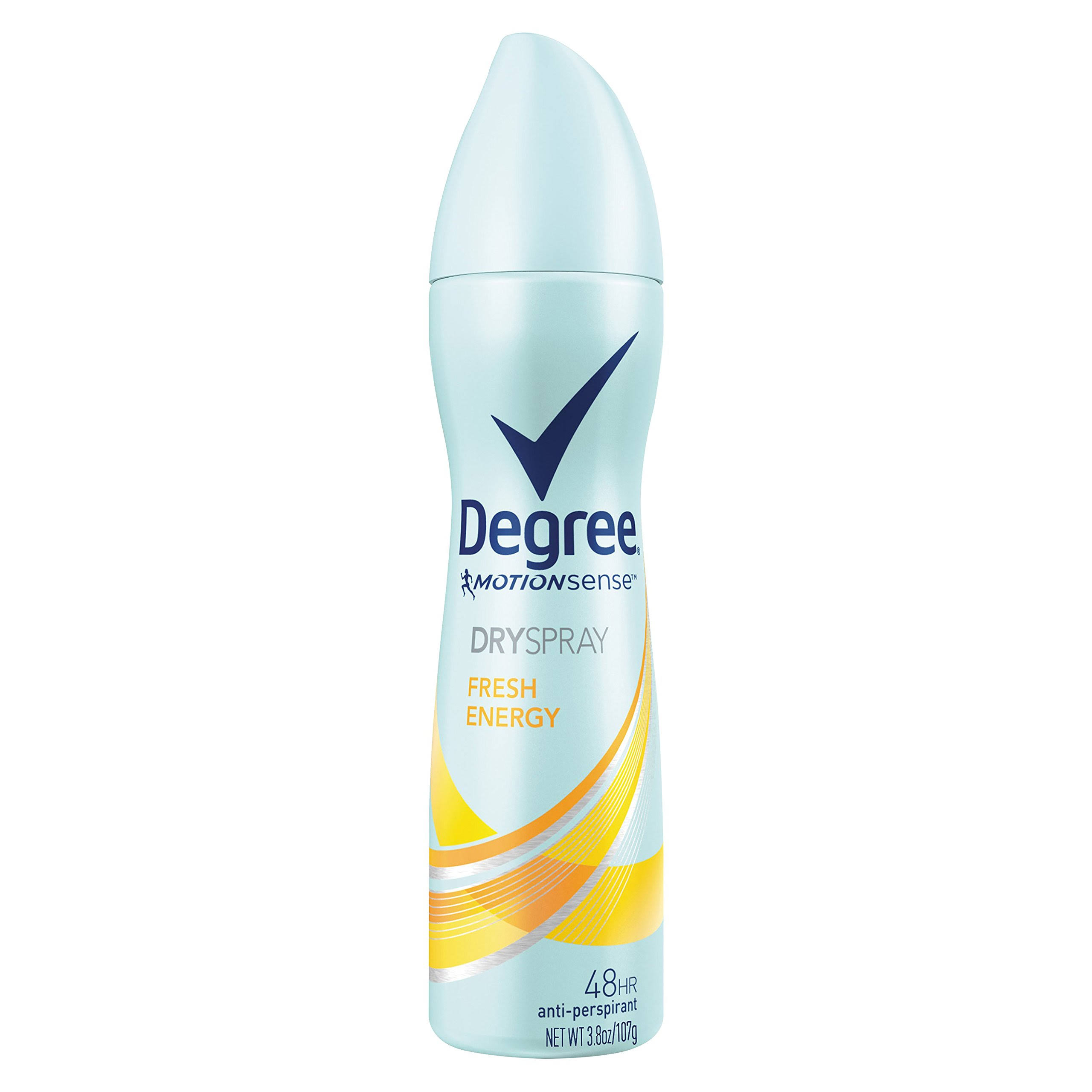 Degree Women Antiperspirant Deodorant Dry Spray - Fresh Energy, 3.8oz