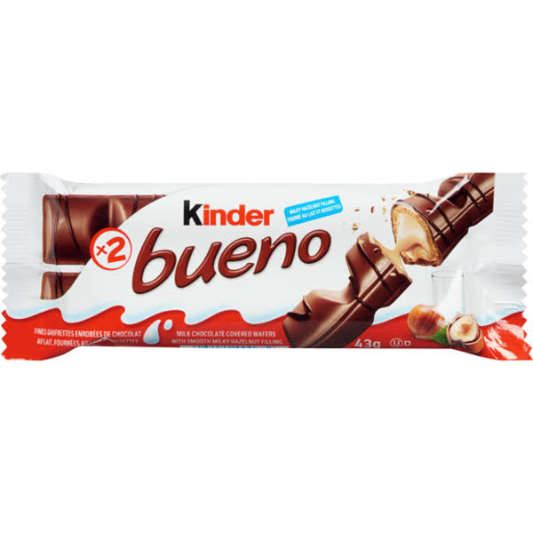 Kinder Bueno Chocolate Bars - 43g, 30ct