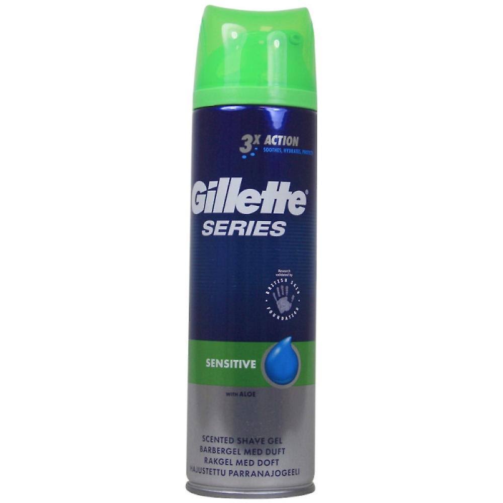Gillette Series Sensitive Mens Shaving Gel - 200ml