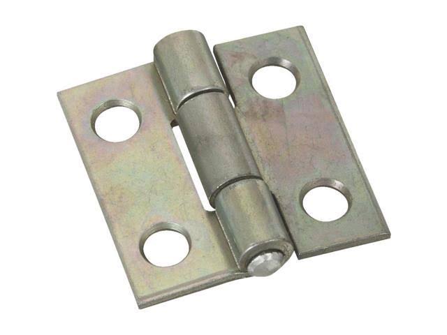 National Hardware Non-Removable Pin Hinge - Zinc Plated, 1"
