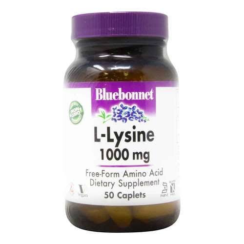 Bluebonnet Nutrition L-Lysine - 1000 mg - 50 Caplets