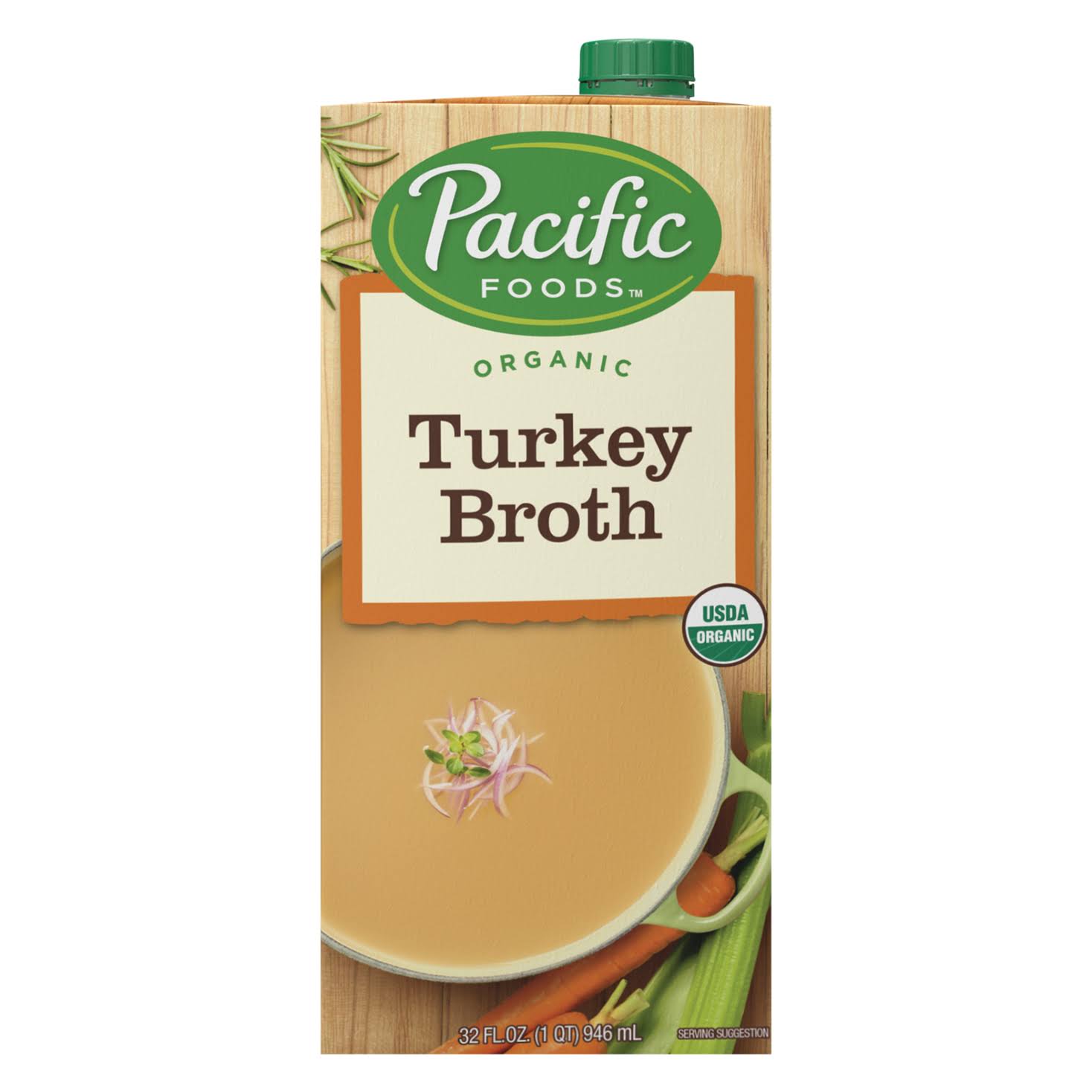 Pacific Foods Organic Turkey Broth - 32oz